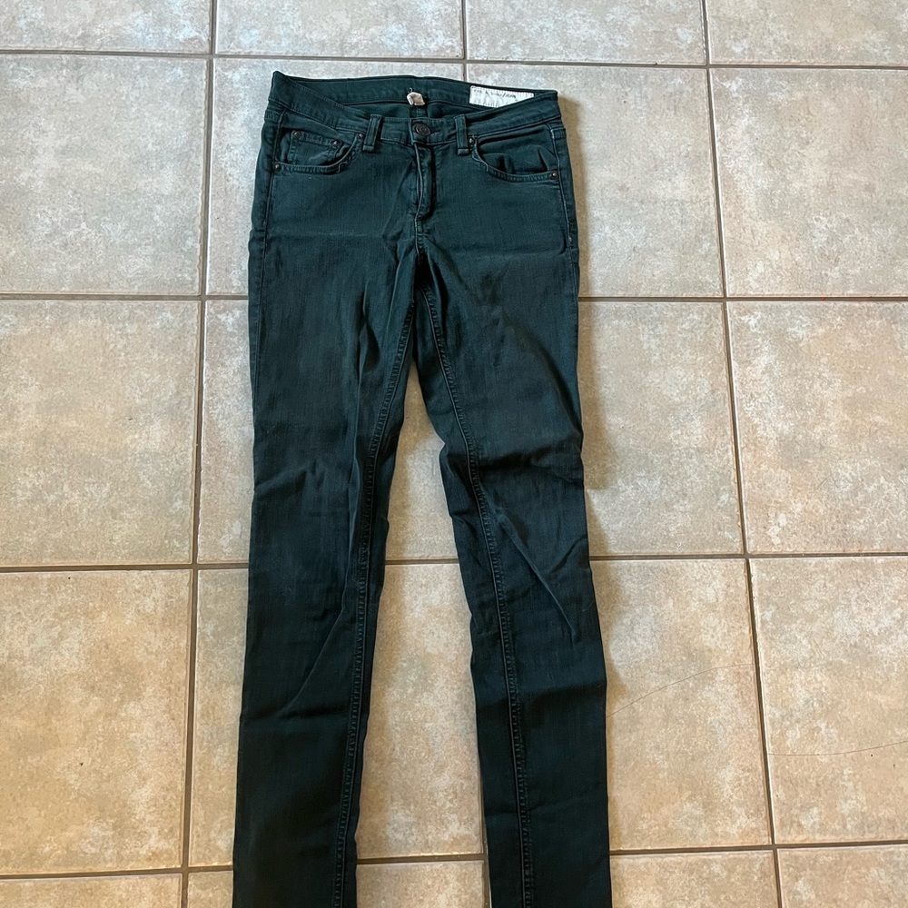 Dark Green Skinny Jeans